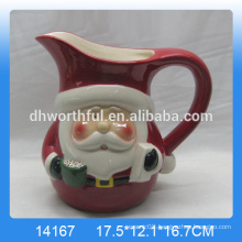 High quality Christmas santa ceramic water jug